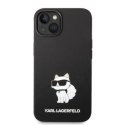 KARL LAGERFELD KLHCP14MSNCHBCK IPHONE 14 PLUS / 15 PLUS 6,7" HARDCASE CZARNY/BLACK SILICONE CHOUPETTE