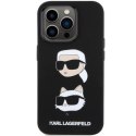 KARL LAGERFELD KLHCP15XSDHKCNK IPHONE 15 PRO MAX 6.7" CZARNY/BLACK SILICONE KARL&CHOUPETTE HEAD