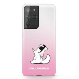 KARL LAGERFELD KLHCS21LCFNRCPI S21 ULTRA G998 HARDCASE RÓŻOWY/PINK CHOUPETTE FUN