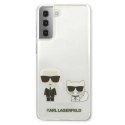 KARL LAGERFELD KLHCS21MCKTR S21+ G996 HARDCASE TRANSPARENT KARL & CHOUPETTE