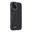 Tactical Camo Troop Cover for Apple iPhone 15 Plus Black