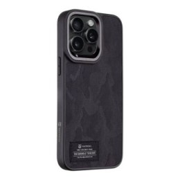 Tactical Camo Troop Cover for Apple iPhone 15 Pro Max Black