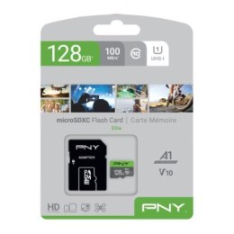 PNY Elite microSDXC 128GB + Adapter SD