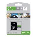 PNY Elite microSDXC 64GB + Adapter SD