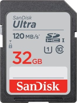 SanDisk Ultra SDHC 32GB 120MB/s Class 10 UHS-I