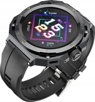 HOCO smartwatch / inteligentny zegarek Y14 smart sport (mozliwośc połączeń z zegarka) czarny