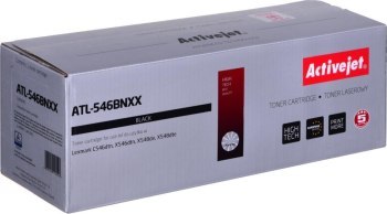 Toner Activejet ATL-546BNXX (zamiennik LEXMARK C546U1KG; Supreme; 8000 stron; czarny)