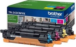 Toner Brother zestaw TN243CMYK=TN-243CMYK 1000 str.