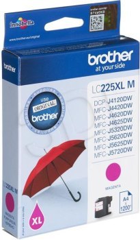 Tusz Brother czerwony LC225XLM=LC-225XLM 1200 str.