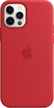 Apple iPhone 12 Pro Max Silicone Case with MagSafe (PRODUCT)RED