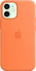 Apple iPhone 12 mini Silicone Case with MagSafe kumquat