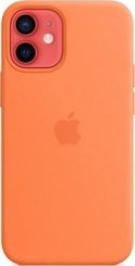 Apple iPhone 12 mini Silicone Case with MagSafe kumquat