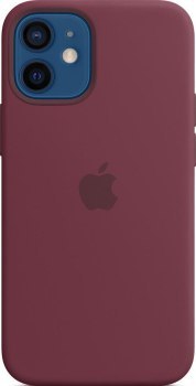 Apple iPhone 12 mini Silicone Case with MagSafe plum (MHKQ3ZM/A)