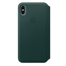 Apple iPhone XS Max Leather Folio leśna zieleń (MRX42ZM/A)