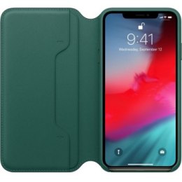 Apple iPhone XS Max Leather Folio leśna zieleń (MRX42ZM/A)