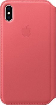 Apple iPhone XS Max Leather Folio zgaszony róż (MRX62ZM/A)