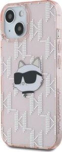 Karl Lagerfeld IML Choupette Head & Monogram - Etui iPhone 13 (różowy)