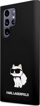 Karl Lagerfeld Silicone Choupette - Etui Samsung Galaxy S24 Ultra (czarny)