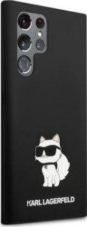 Karl Lagerfeld Silicone Choupette - Etui Samsung Galaxy S24 Ultra (czarny)