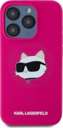 Karl Lagerfeld Silicone Choupette Head MagSafe - Etui iPhone 15 Pro Max (różowy)