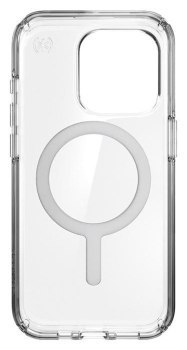 Speck Presidio Perfect-Clear MagSafe - Etui iPhone 15 Pro Max (Clear / Chrome Finish / Serene Silver)