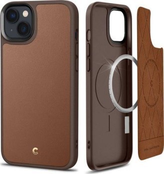 Spigen Cyrill Kajuk Mag MagSafe iPhone 14 Plus Saddle Brown