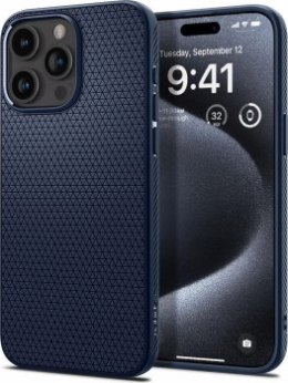 Spigen Liquid Air iPhone 16 Pro navy blue