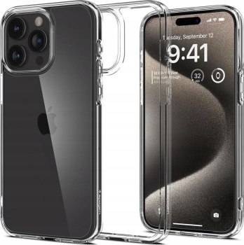 Spigen Ultra Hybrid iPhone 16 Pro crystal clear