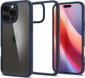 Spigen Ultra Hybrid iPhone 16 Pro navy blue