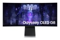 Samsung Odyssey Neo G8 S34BG850SU monitor komputerowy 86,4 cm (34") 3440 x 1440 px UltraWide Quad HD OLED Srebrny