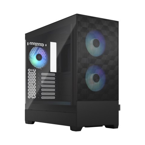 Fractal Design op Air RGB Black TG Clear Tint, ATX, mATX, Mini ITX, Zasilacz w zestawie Nie