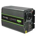 Qoltec Przetwornica napięcia Monolith | 1000W | 2000W | 24V na 230V | Czysty Sinus