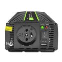 Qoltec Przetwornica napięcia Monolith | 300W | 600W | 24V na 230V | Czysty Sinus