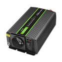 Qoltec Przetwornica napięcia Monolith | 300W | 600W | 24V na 230V | Czysty Sinus