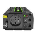 Qoltec Przetwornica napięcia Monolith | 600W | 1200W | 24V na 230V | Czysty Sinus