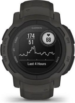 Garmin Instinct 2 z czujnikiem tętna HRM Elevate (grafitowy / grafitowy pasek)