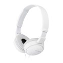 Sony MDR-ZX110AP Zestaw słuchawkowy Opaska na głowę Złącze 3,5 mm Biały