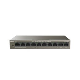 Tenda TEF1110P-8-63W łącza sieciowe Nie zarządzany Fast Ethernet (10/100) Obsługa PoE Czarny