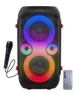 Esperanza Głośnik BT FM LED RGB RYTHM