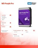 Western Digital Dysk twardy Purple Pro 12TB 3,5 256MB SATAIII