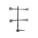 LogiLink BP0046 uchwyt / stojak do monitorów 81,3 cm (32") Biurko Stal nierdzewna