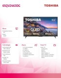 Toshiba Telewizor QLED 65 cali 65QV2463DG