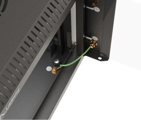 Lanberg Szafa instalacyjna rack wisząca 10 cali 6U 300x300 czarna