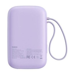 Baseus QPow 2 10000 mAh 30W 2xUSB-C fioletowy