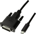 LogiLink USB-C - DVI 1.8m