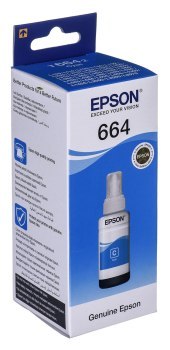 Tusz Epson C13T66424A (oryginał ; 70 ml; niebieski)