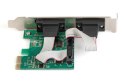 Kontroler RS232 PCI Express 2xDB9Low Profile, Chipset: AX99100