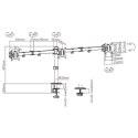 Uchwyt - GEMBIRD BIURKOWE REGULOWANE RAMIĘ/UCHWYT NA 3 MONITORY 17-27 100X100MM DO 7KG