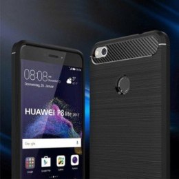 CASE ETUI CARBON LUX CZARNY HUAWEI P40 LITE