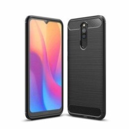 CASE ETUI CARBON LUX CZARNY XIAOMI REDMI 8A